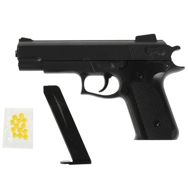 Pistolet en métal pneumatique, cor.21,4*16*4,3 cm, IJG ВМЕСТЕ dans cor.2*18шт