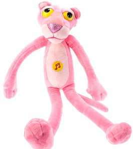 Игрушка мягкая розовая пантера 20 см, муз чип, в пак Добрые игрушки в кор.24шт