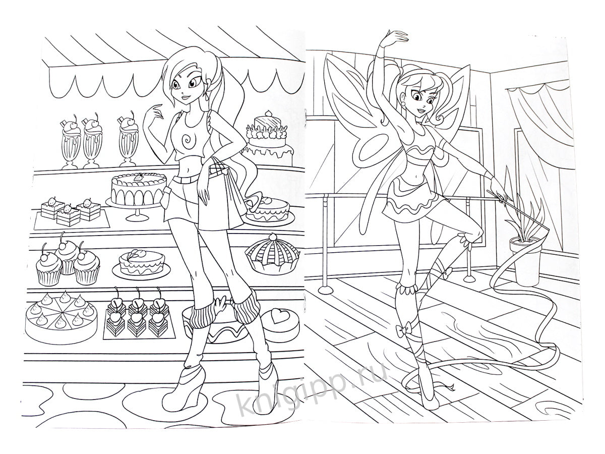 РАСКРАСКА А4 эконом. ЛЮБИМЫЕ ФЕИ