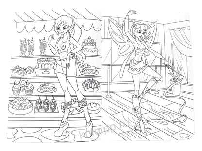 РАСКРАСКА А4 эконом. ЛЮБИМЫЕ ФЕИ