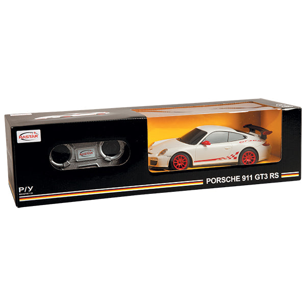 МАШИНА Р/У RASTAR "PORSCHE GT3 RS" 1:24 СО СВЕТОМ, ЦВЕТ В АССОРТ. В КОР. в кор.18шт