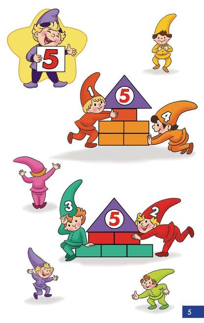 Обучающие карточки. Числовые домики: учим состав чисел