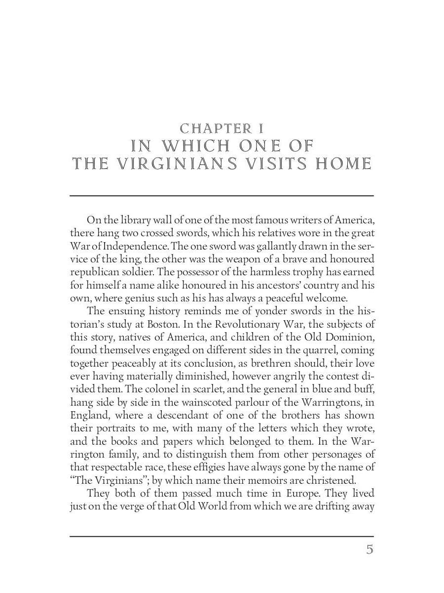 The Virginians 1 = Виргинцы: рассказ о последнем веке 1: на англ.яз