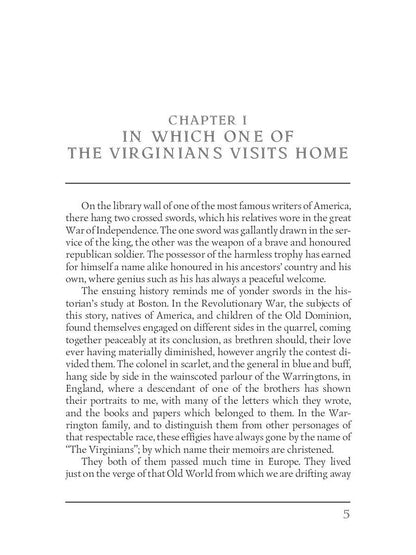 The Virginians 1 = Виргинцы: рассказ о последнем веке 1: на англ.яз