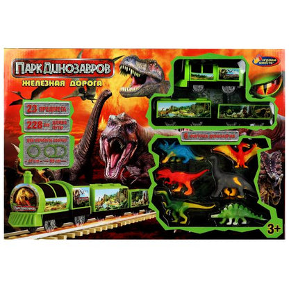 Железная дорога ПАРК dinosaures pour 228, cor.47*33*5,3cm ИГРАЕМ ВМЕСТЕ в kor.2*18шт