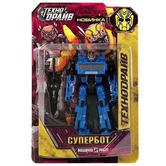 Робот трансформирующийся в машину, блист.17*26*4см ТЕХНОДРАЙВ в кор.2*72шт
