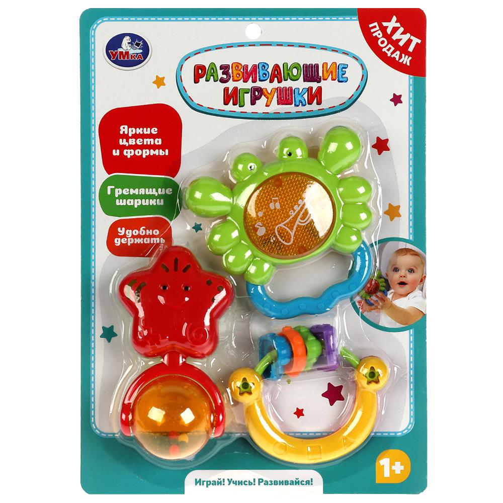 Набор погремушек на бlist. Умка в кор.2*120шт