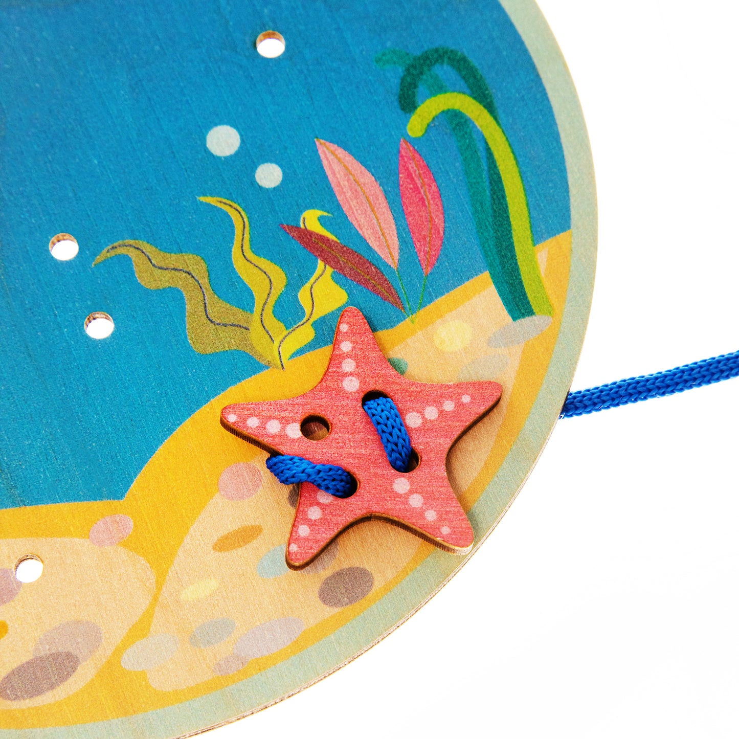 Шнуровка деревянная "Аквариум" (конверт)