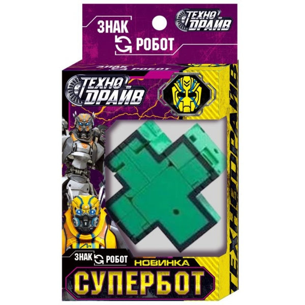 Transformateur de robot en acier inoxydable (largeur), cor.10,5*19*6 cm, ТЕХНОДРАЙВ dans cor.180шт