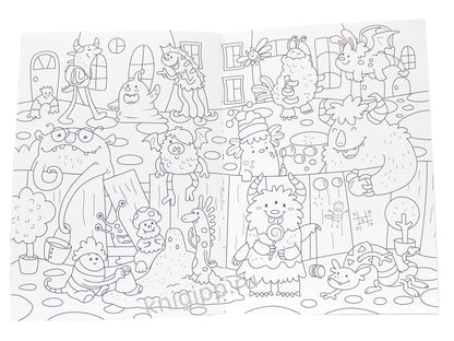 РАСКРАСКА-ВИММЕЛЬБУХ. ВОЛШЕБНЫЕ ЗВЕРЯТА