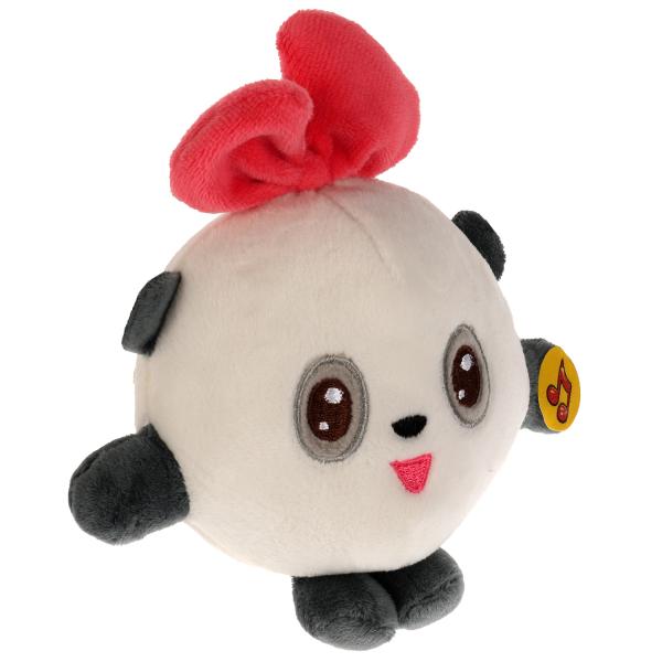 Игрушка мягкая МАЛЫШАРИКИ Пандочка 10см, муз. чип, в упаковке. МУЛЬТИ-ПУЛЬТИ в кор.24шт