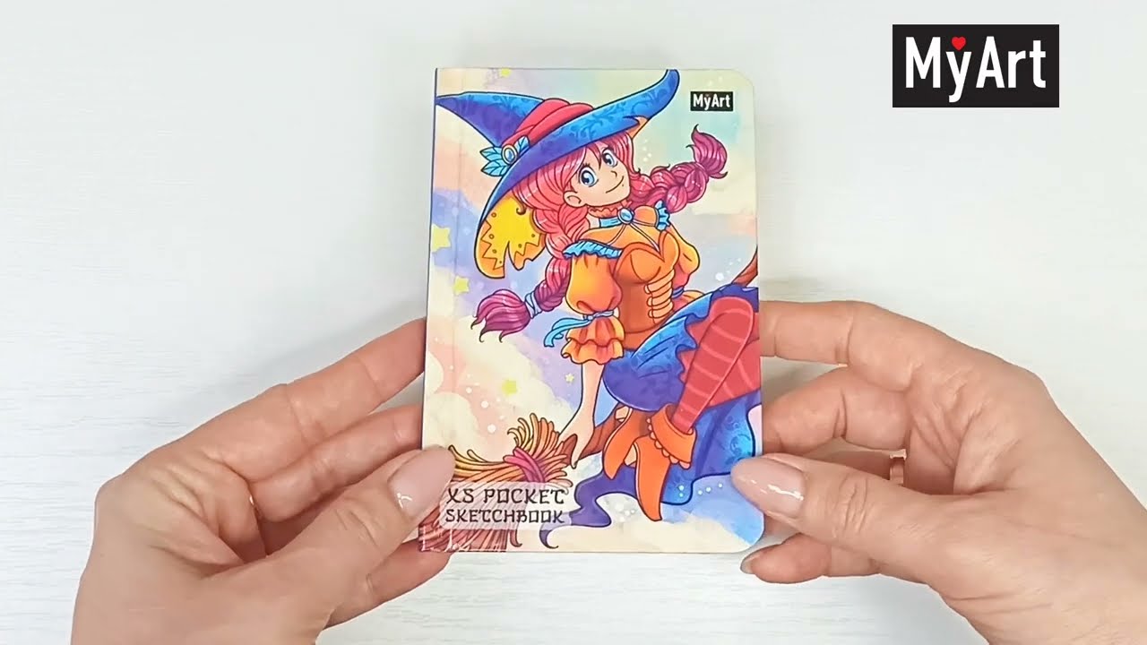 MyArt. XS Pocket СКЕТЧБУК. Аниме. Маленькая ведьмочка