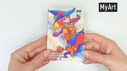 MyArt. XS Pocket СКЕТЧБУК. Аниме. Маленькая ведьмочка