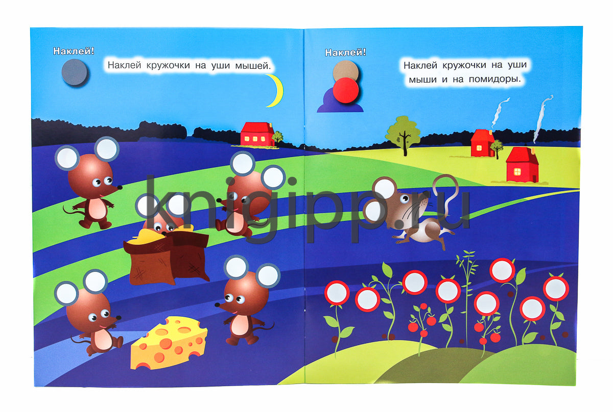 НАКЛЕЙ КРУЖОЧКИ. ОКРУЖАЮЩИЙ МИР