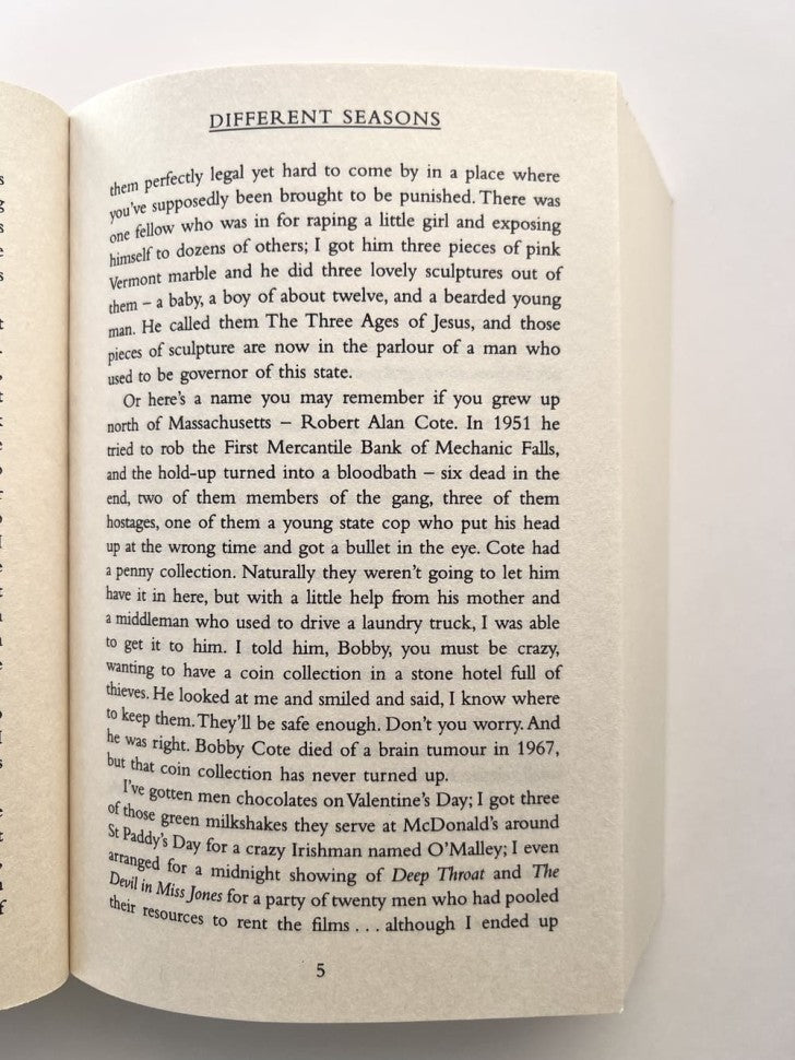 Different Seasons (Четыре сезона)