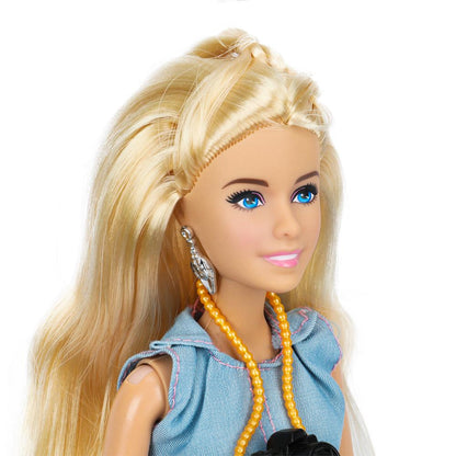 Кукла 29см София, руки и ноги сгиб., пит., акс., кор КАРАПУЗ в кор.24шт