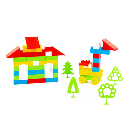 Полесье. Конструктор "Строитель" 95 эл. Средний арт.0583 /10