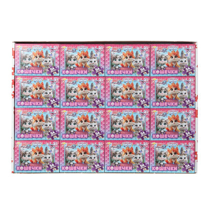 Волшебные котята. Пазлы в коробке 35 détails. 90х65х25 mm. Умные игры в уп.32шт в кор.8уп