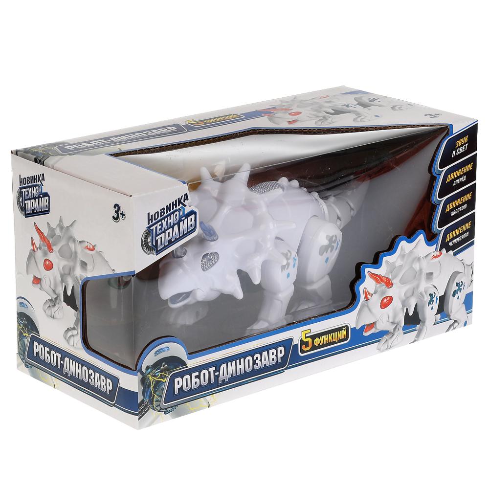 Робот динозавр на бат свет/звук, в кор. ТЕХНОДРАЙВ в кор.2*30шт