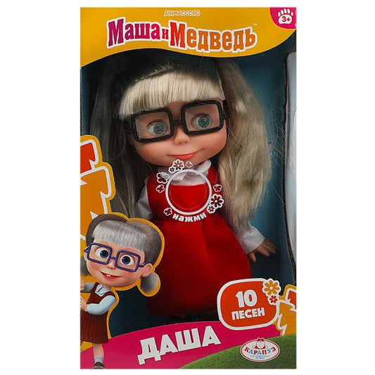 Кукла Маша И МЕДВЕДЬ Даша 25см, озвучка, кор КАРАПУЗ в кор.18шт