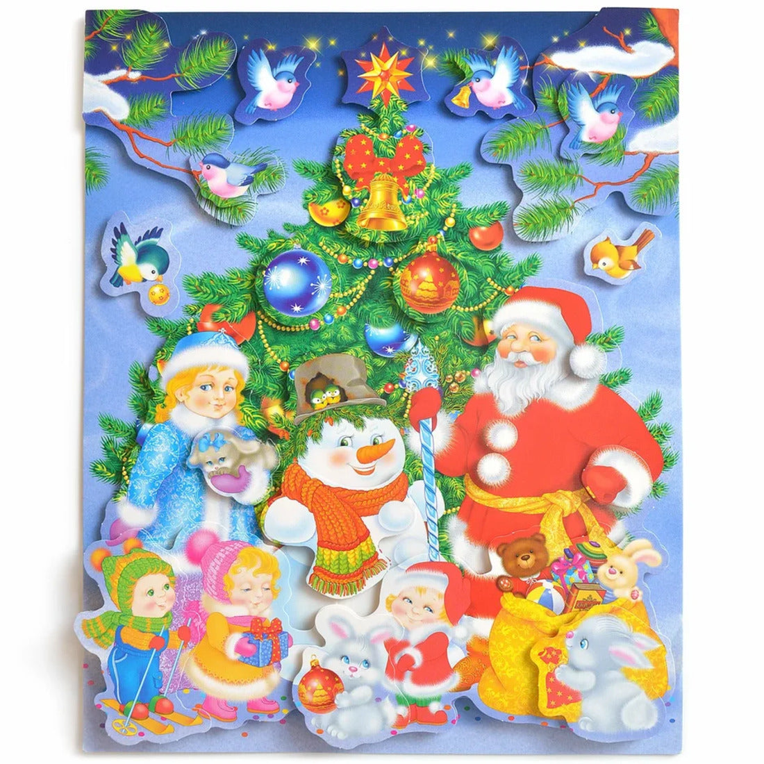 3Д аппликация. 4110 Новый год