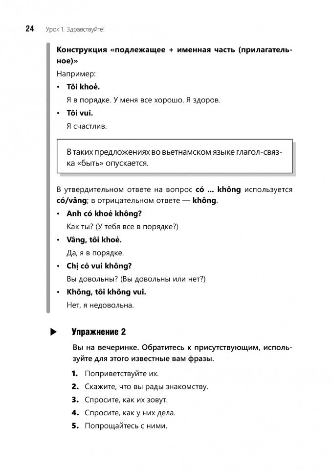Разговорный вьетнамский язык. Курс для начинающих