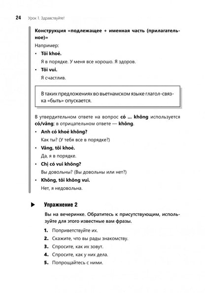Разговорный вьетнамский язык. Курс для начинающих