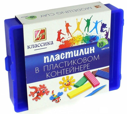 Пластилин 10цв КЛАССИКА 20С 1345-08