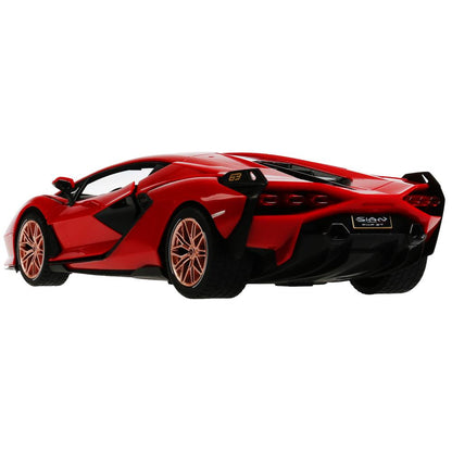 Машина р/у Lamborghini sian 1:14, двери открыв. вручную, свет, цвет в ассорти. в кор. Растар в кор6шт