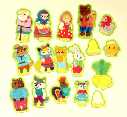 Пальчиковый кукольный театр "В гостях у сказки" (17 кукол)