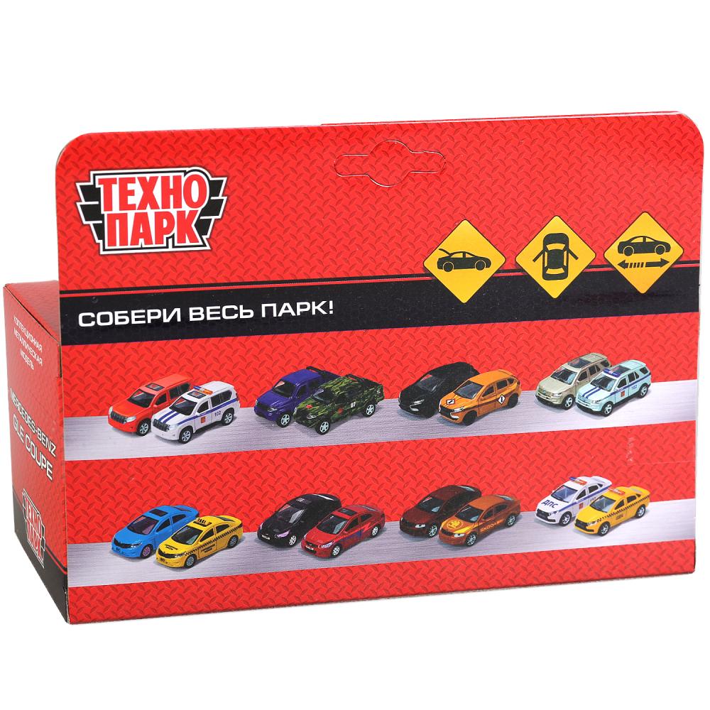 ТМ Технопарк. Машина металл "MERCEDES-BENZ GLE COUPE" 12см, открыв. двери, инерц, БЕЛЫЙ в кор.2*36шт