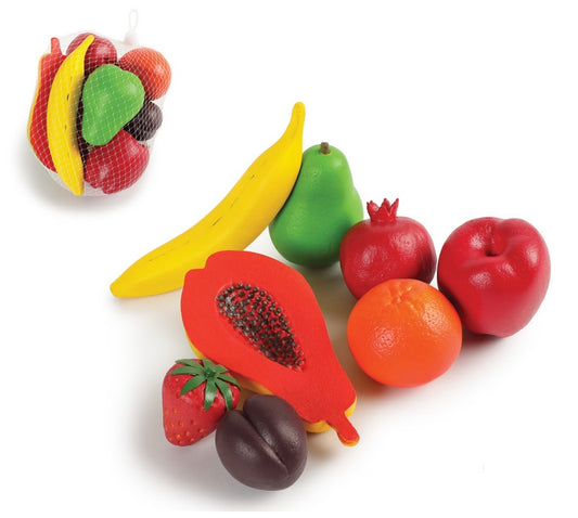 Rubbabu. 20362 Набор "Фрукты" 8 шт., из каучука, в сетке