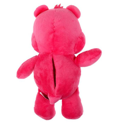 Игрушка мягкая мишка розовый с радугой 20 см, озвученный Добрые игрушки в кор.24шт