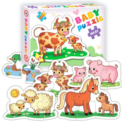 Baby puzzle. 3996 Мамы и малыши-2
