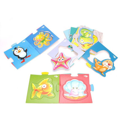 Пазлы MAXI "Водный мир" 24 эл Baby Toys (поле 61х47см)