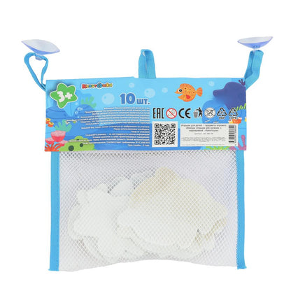 Набор стикеров EVA для ванны 10 шт в наборе КАПИТОШКА в кор.50наб