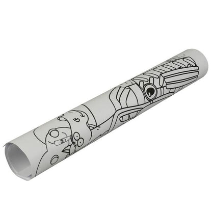 Superscraska с заданием. 1 mètre. Синий Трактор. Napoléon en règle. 1000х500мм. Умка в кор.12шт