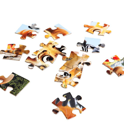 Микс. Пазлы классические в коробке. Пазл 54 детали. Умные игры в уп.32шт в кор.8уп