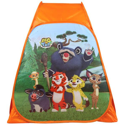 GFA-LEOTIG01-R 279977 Палатка детская игровая ЛЕО и ТИГ 81х90х81см, в сумке Играем вместе в кор.24