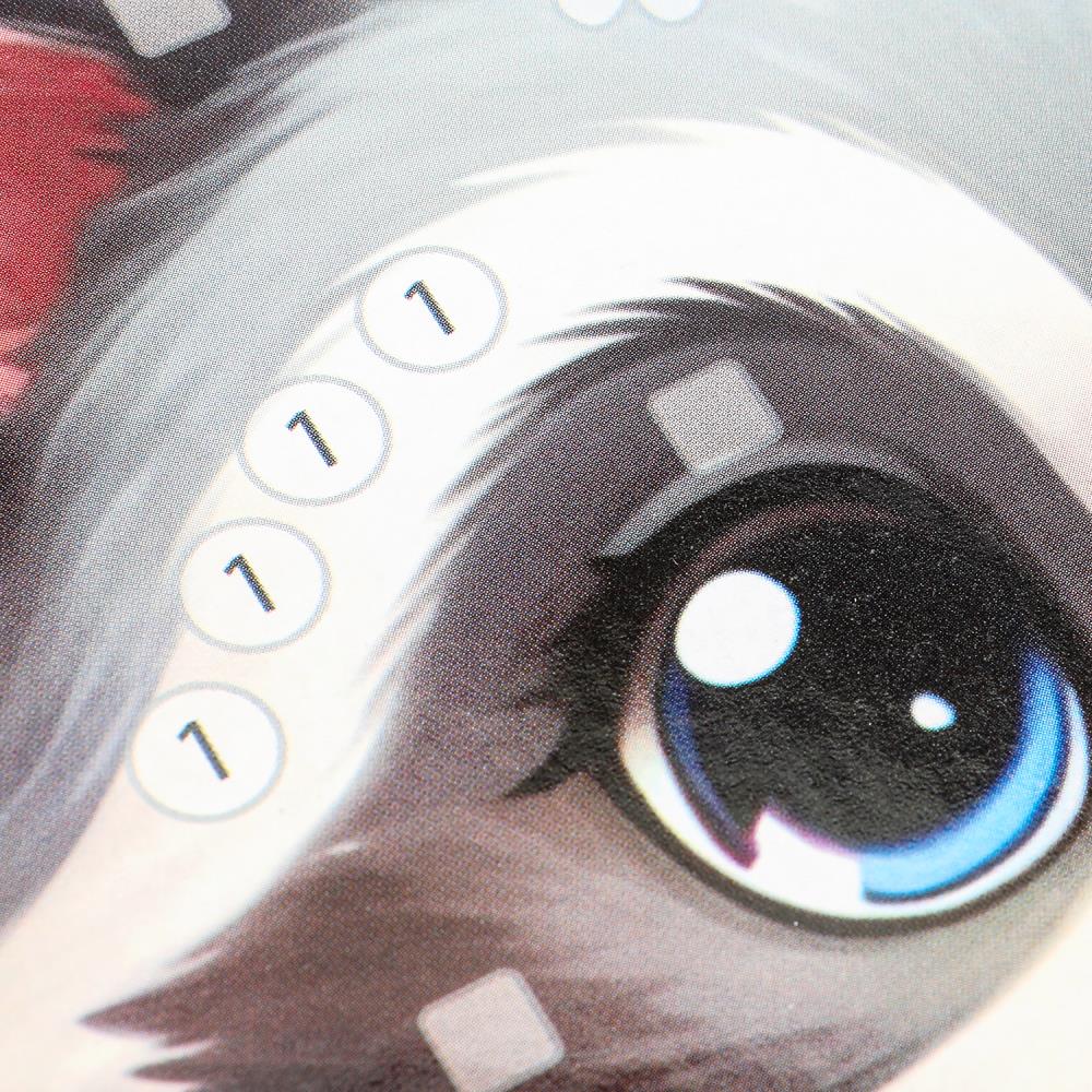 Аппликация пайетками 3D енотик МУЛЬТИ АРТ в кор.100шт