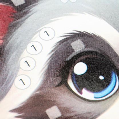 Аппликация пайетками 3D енотик МУЛЬТИ АРТ в кор.100шт