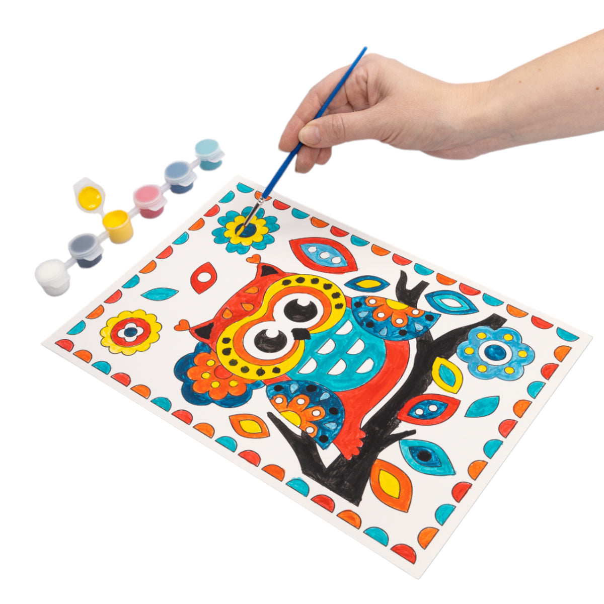 Набор для творчества. Раскраска "Совушка"