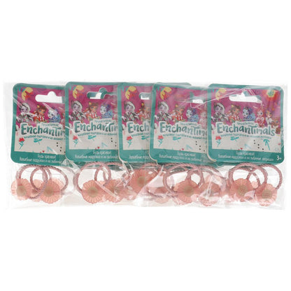 Аксесс д/девочек ЭНЧЕНТИМАЛС 2 резинки д/волос на carte. dans le paquet. МИЛАЯ ЛЕДИ уп-10шт в кор.100уп