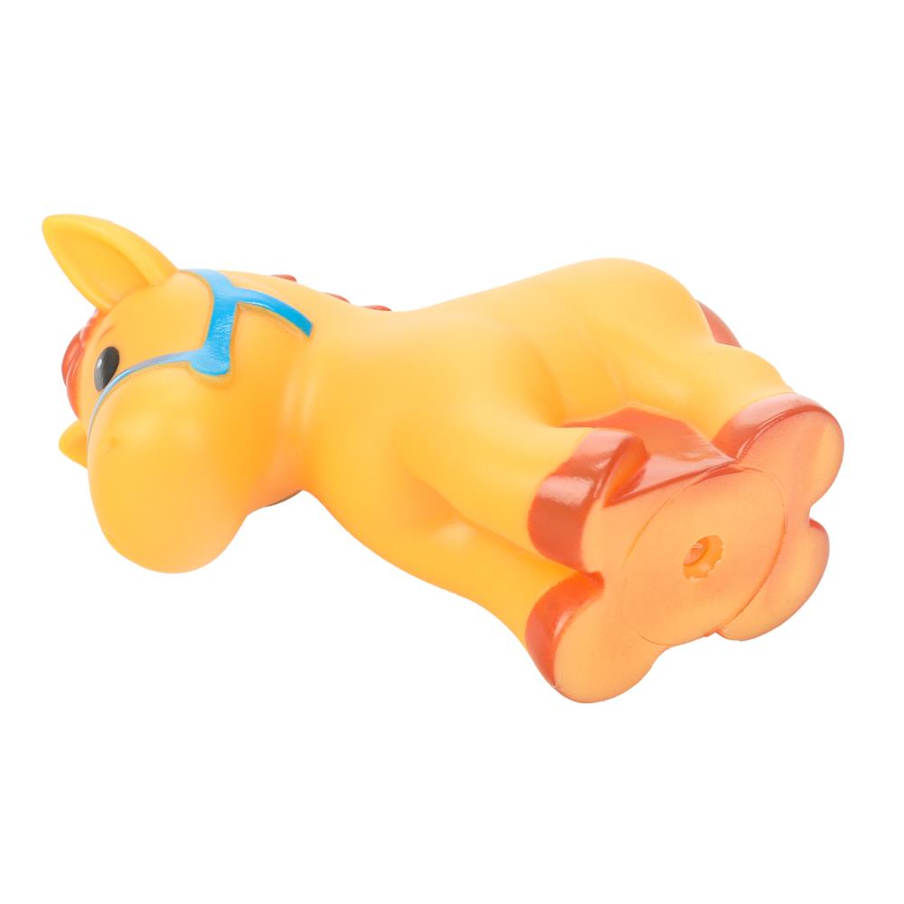 Игрушка пластизоль для ванны лошадка, в сетке КАПИТОШКА в кор.2*144шт