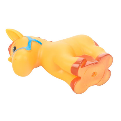 Игрушка пластизоль для ванны лошадка, в сетке КАПИТОШКА в кор.2*144шт