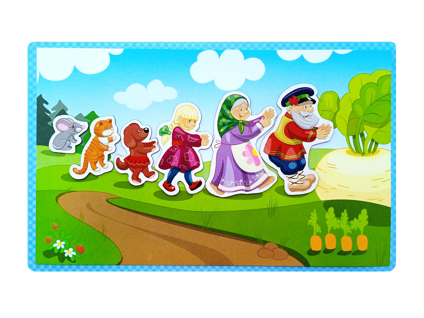 Игра магнитная "В гостях у сказки" Серия Магнитные истории (европодвес)