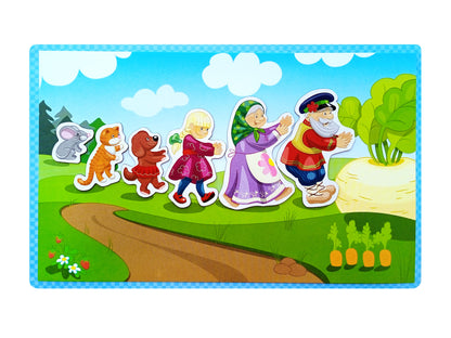 Игра магнитная "В гостях у сказки" Серия Магнитные истории (европодвес)