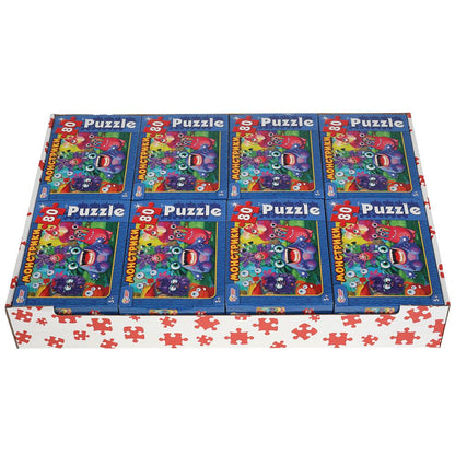 Monstres. пазлы классические в коробке. пазл 80 détails. Jeux gratuits Tous les jeux 16шт в кор8уп