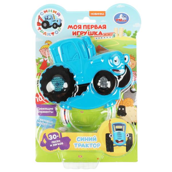 Погремушка СИНИЙ ТРАКТОР синий трактор.10песен+блист.бат. Умка в кор.96шт