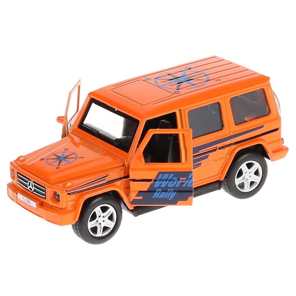 ТМ Технопарк. Машина металл "MERCEDES-BENZ G-CLASS СПОРТ" 12см, открыв. двери, инерц. в кор.2*36шт